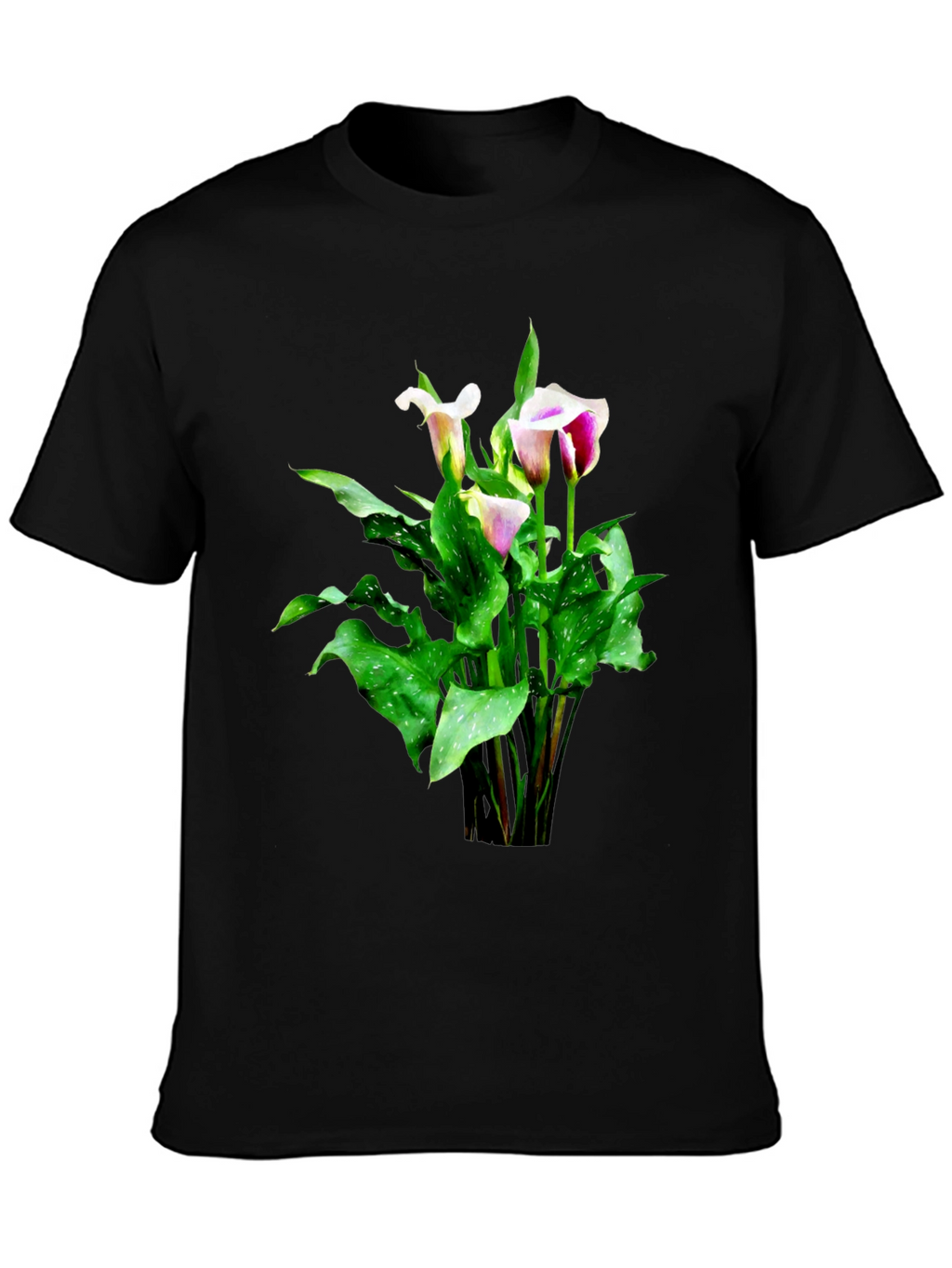 Floral Graphic Tee - Calla Lily Design