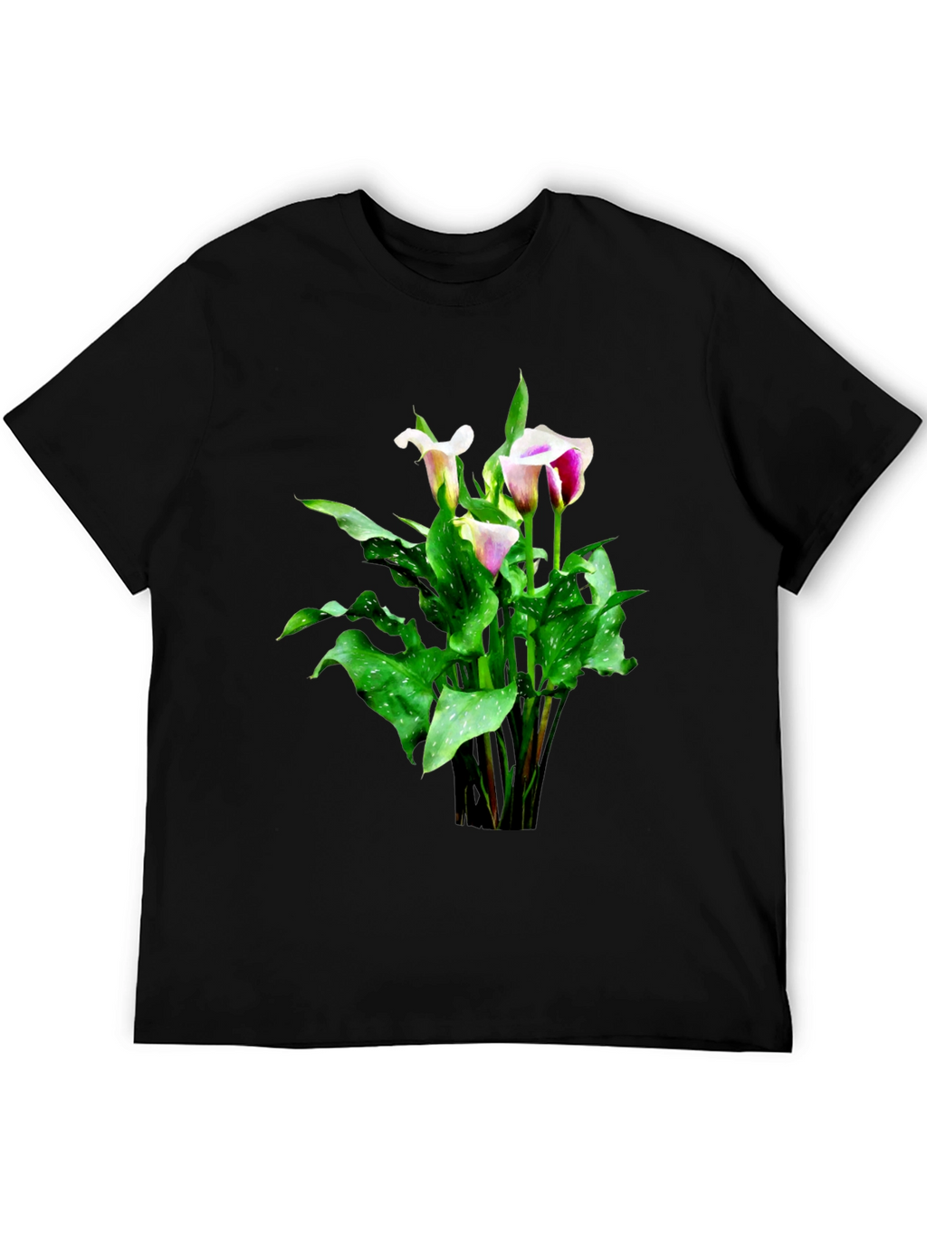 Floral Graphic Tee - Calla Lily Design