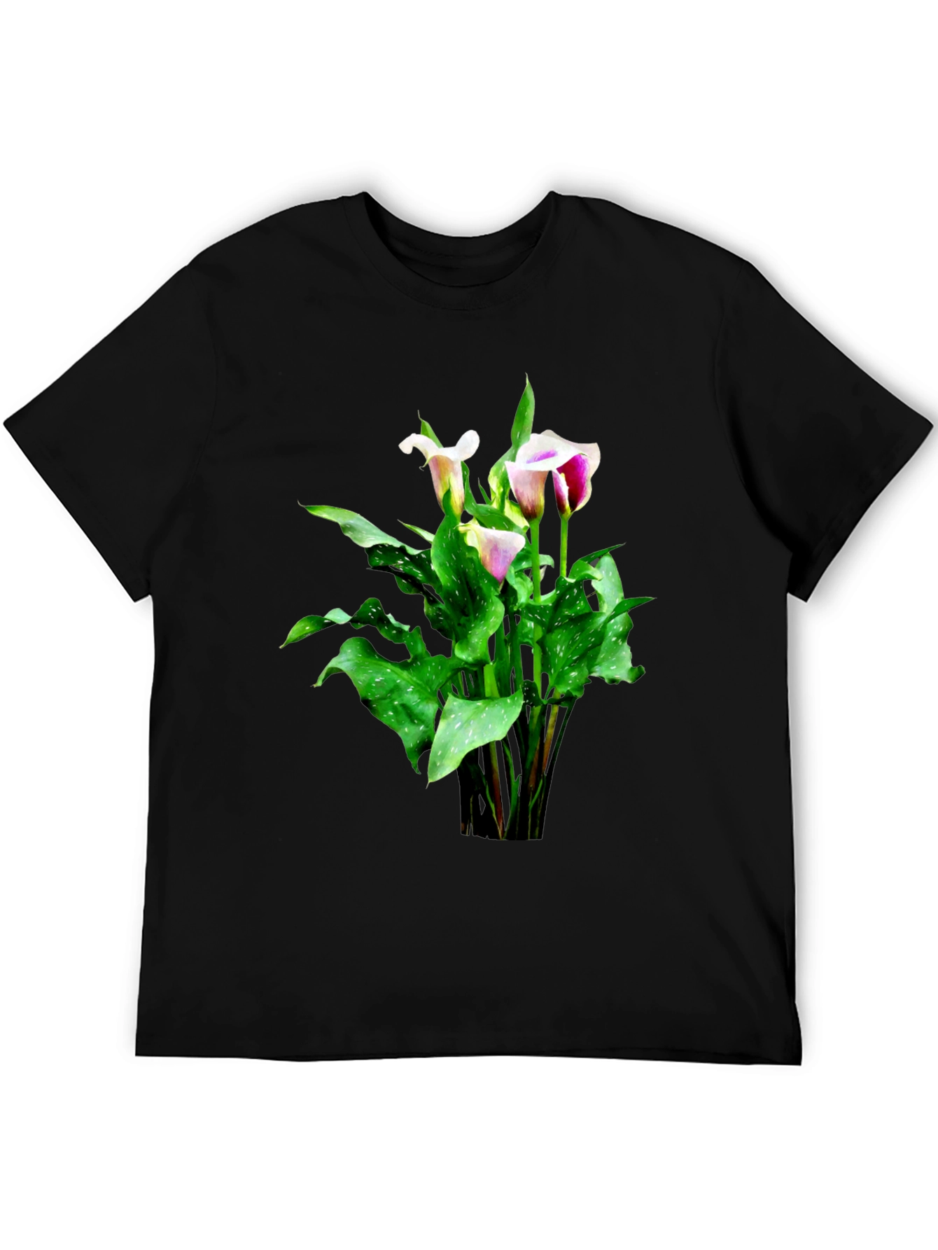 Floral Graphic Tee - Calla Lily Design