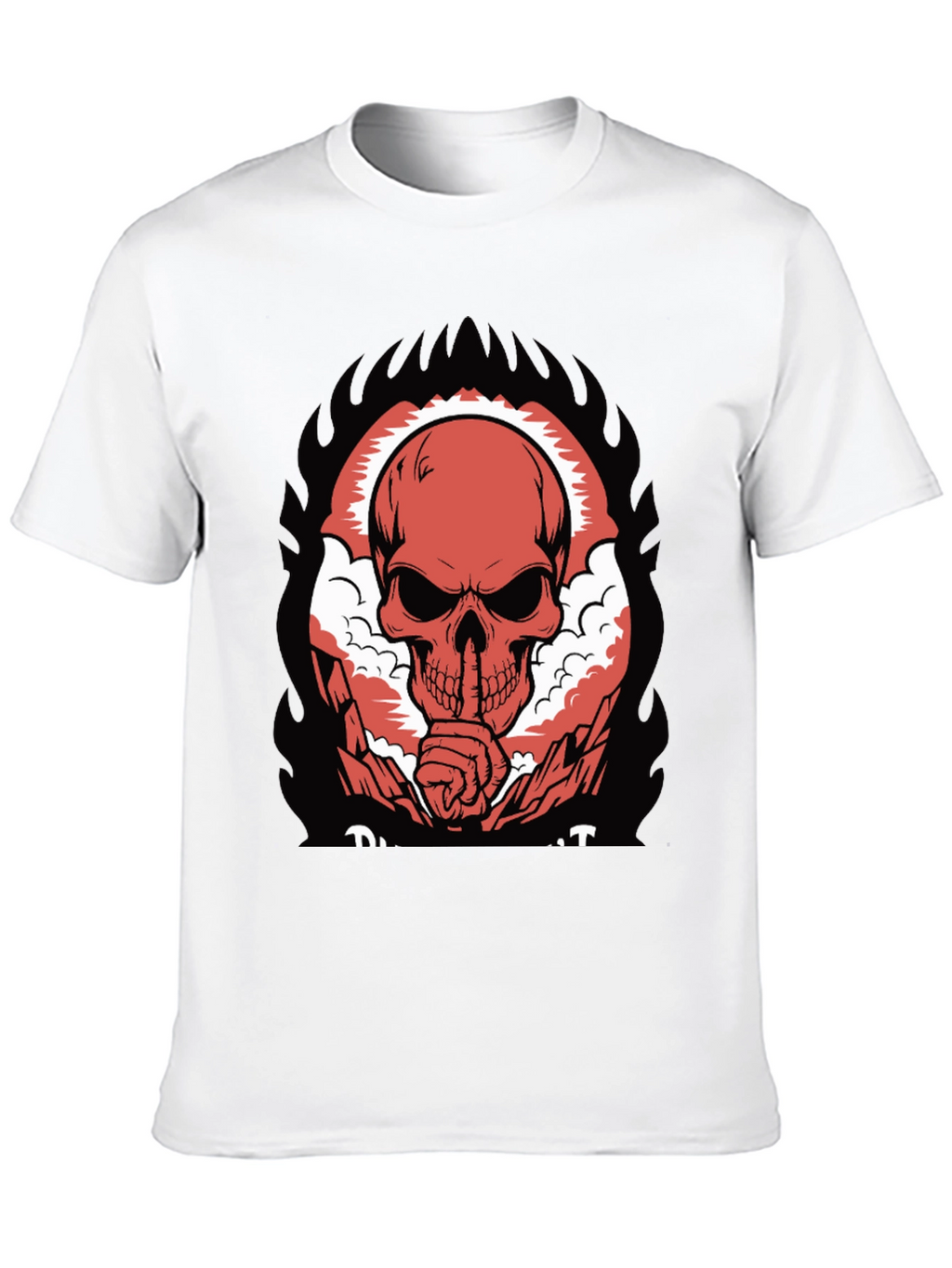 Skull Graphic T-Shirt - Dark Humor Tee
