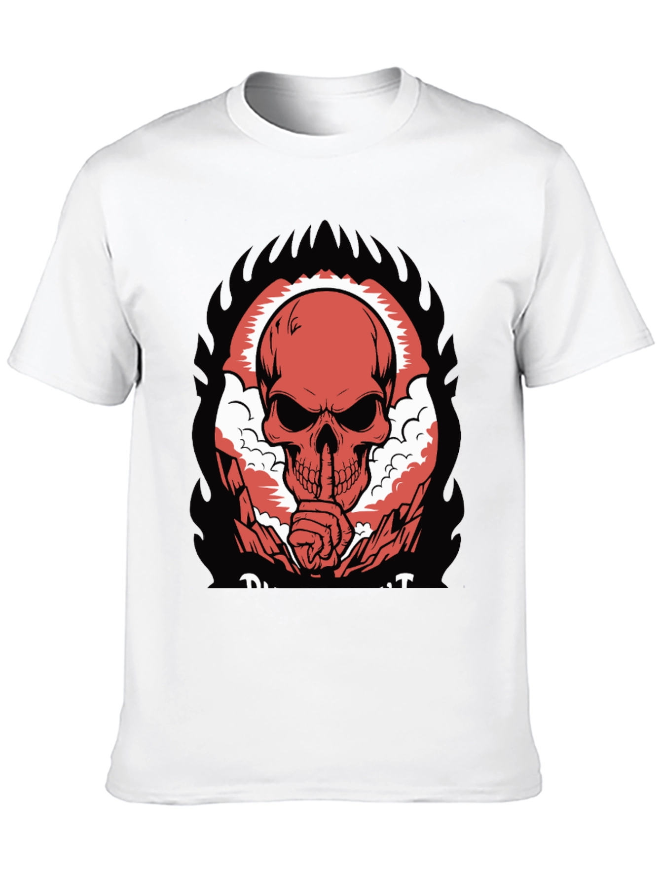 Skull Graphic T-Shirt - Dark Humor Tee