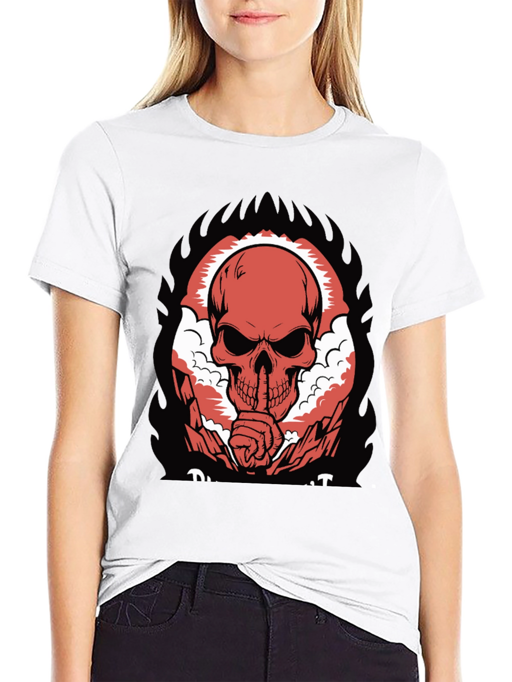 Skull Graphic T-Shirt - Dark Humor Tee