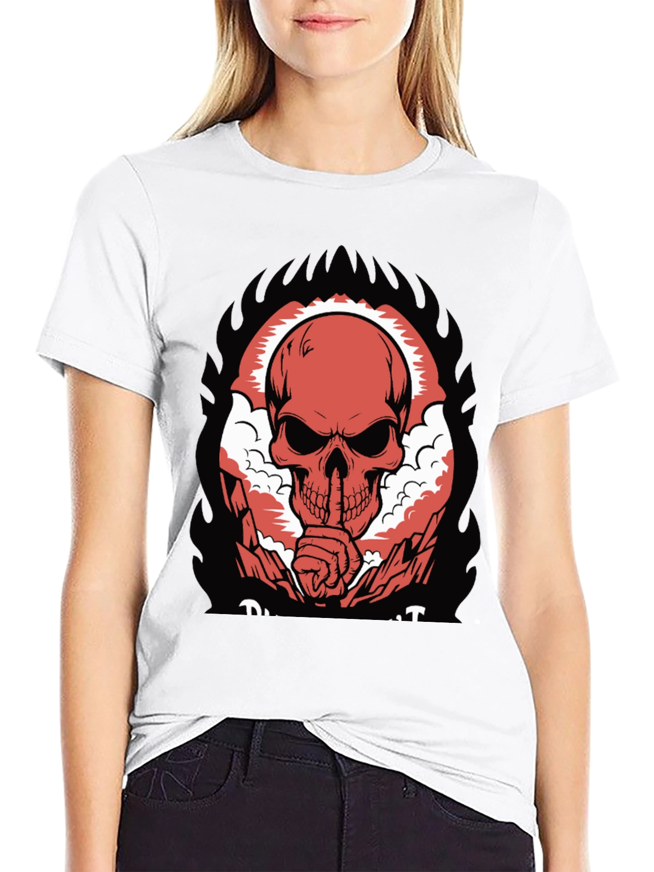 Skull Graphic T-Shirt - Dark Humor Tee