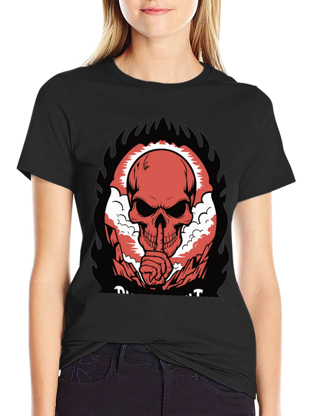 Skull Graphic T-Shirt - Dark Humor Tee