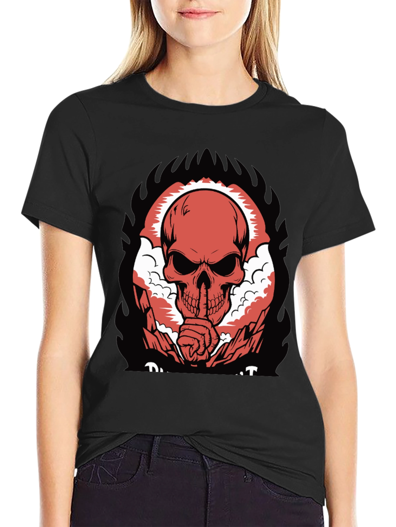 Skull Graphic T-Shirt - Dark Humor Tee