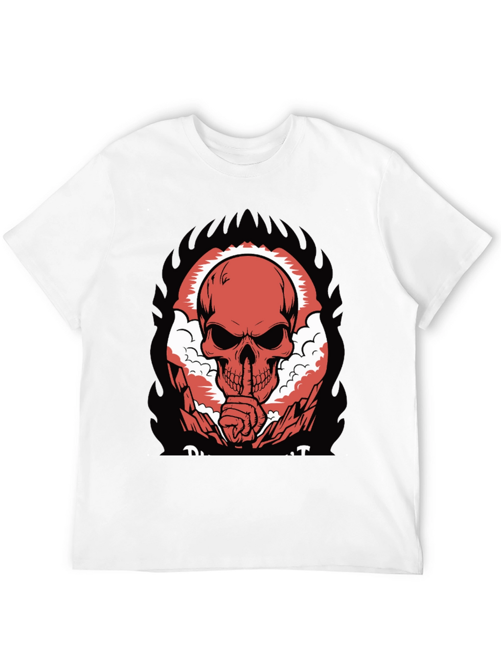 Skull Graphic T-Shirt - Dark Humor Tee