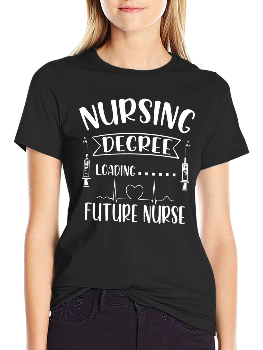 Future Nurse Nursing Degree Loading T-Shirt