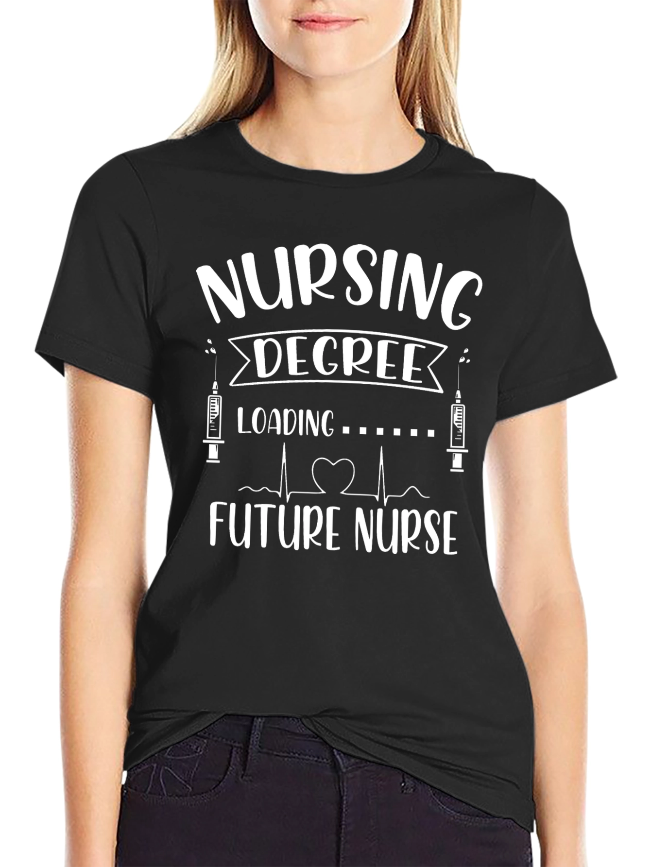 Future Nurse Nursing Degree Loading T-Shirt