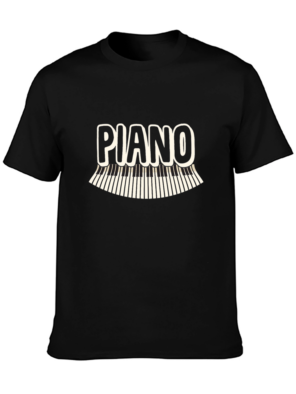 Piano Keys Graphic T-Shirt