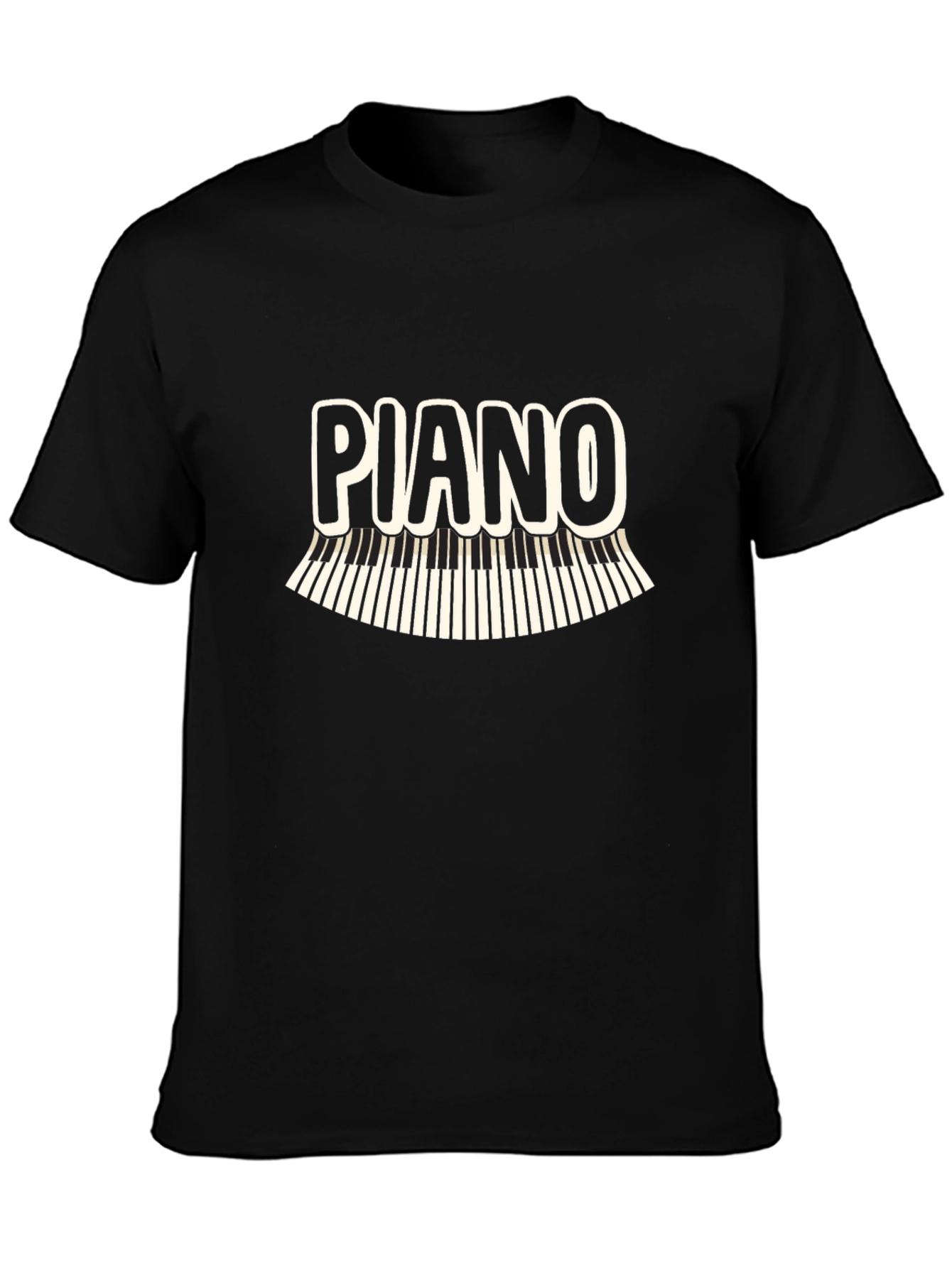 Piano Keys Graphic T-Shirt