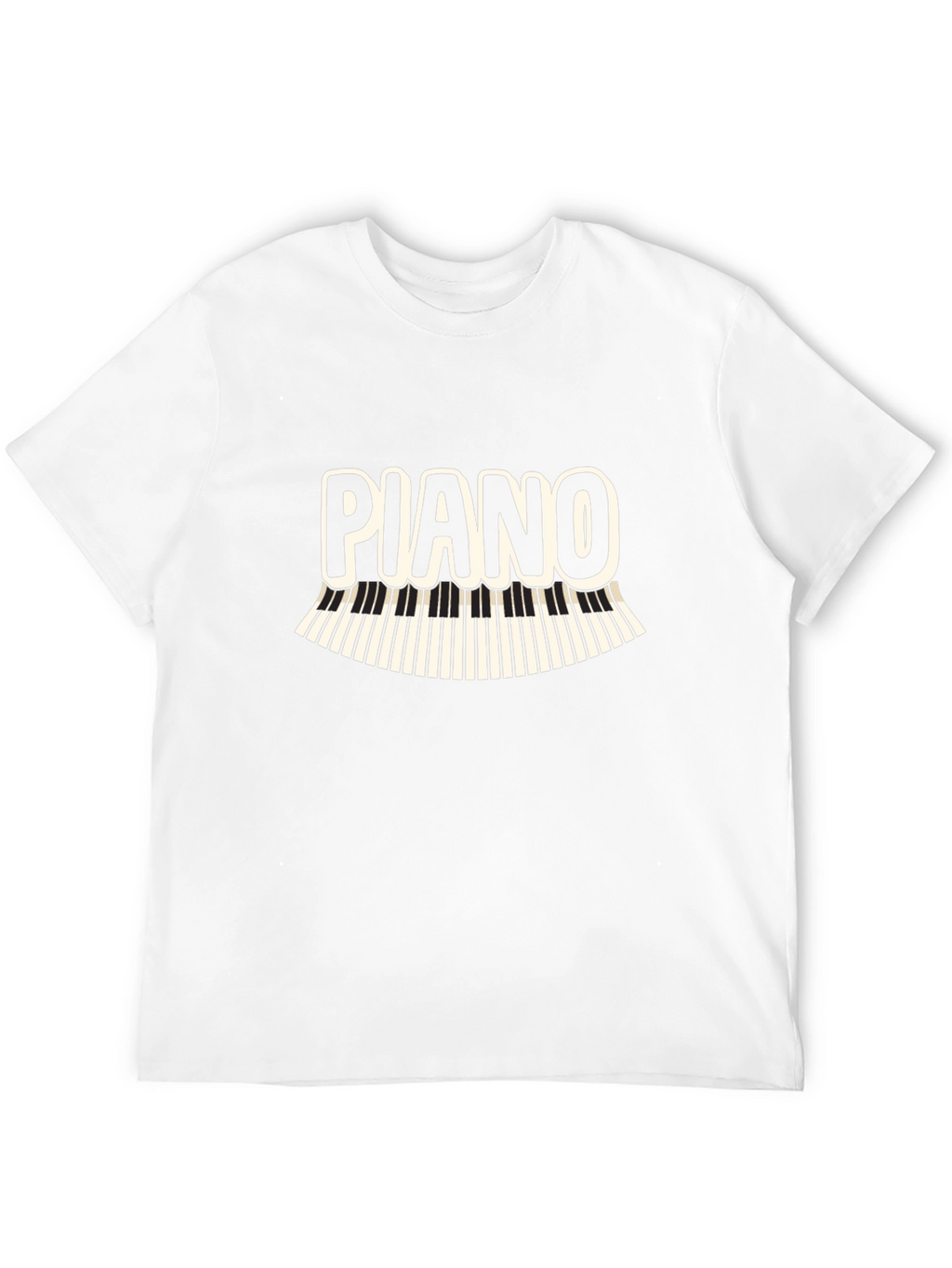 Piano Keys Graphic T-Shirt