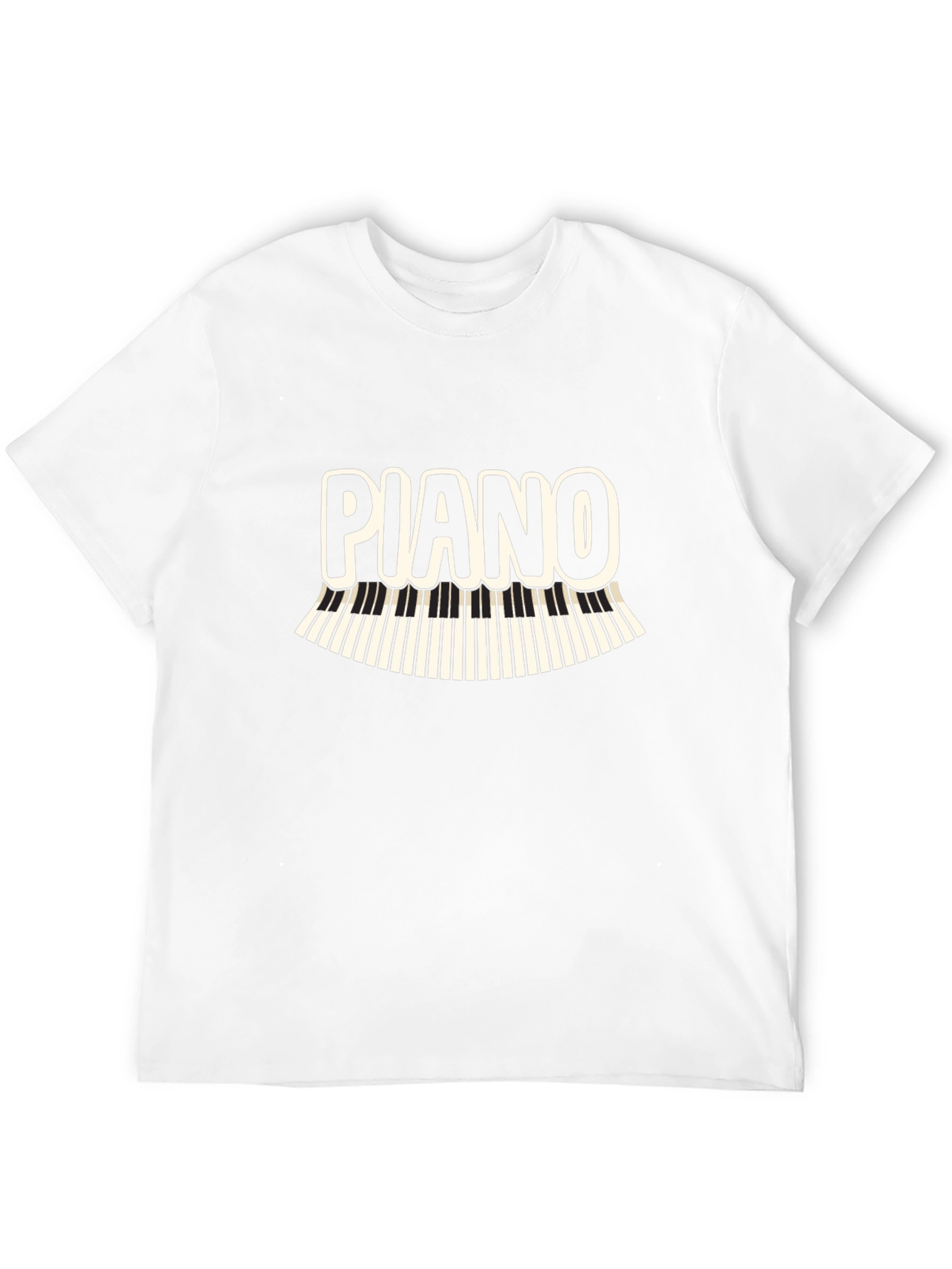 Piano Keys Graphic T-Shirt