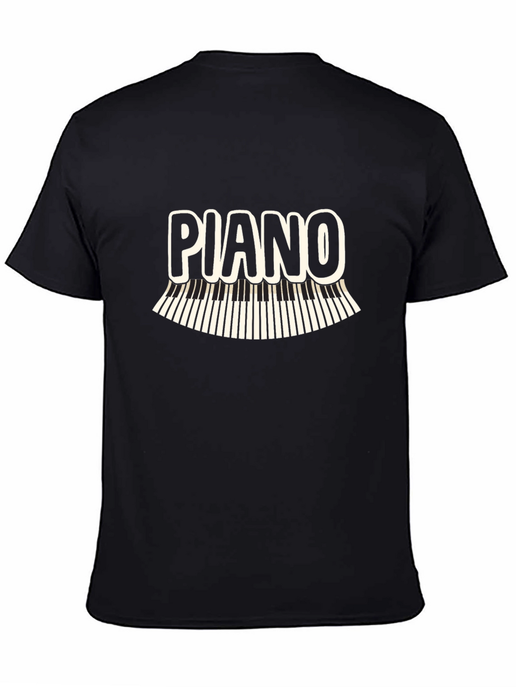 Piano Keys Graphic T-Shirt