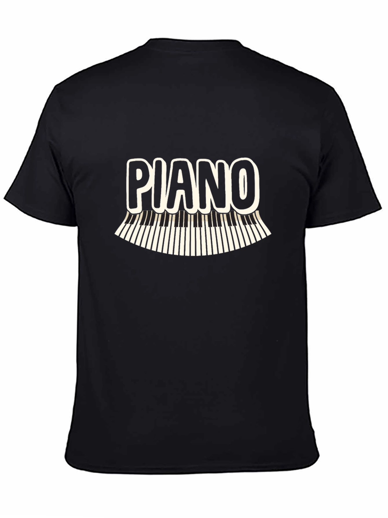 Piano Keys Graphic T-Shirt