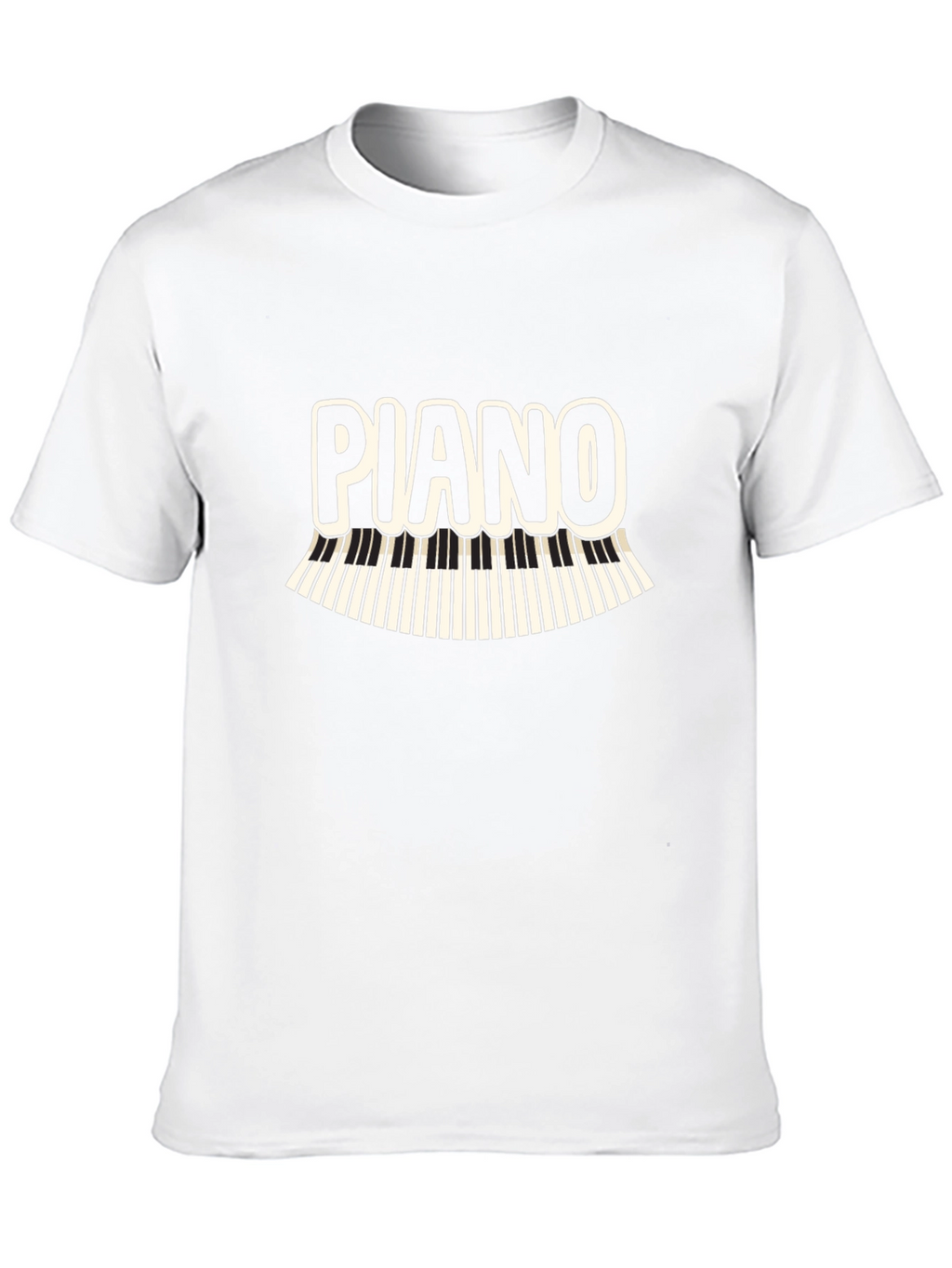 Piano Keys Graphic T-Shirt