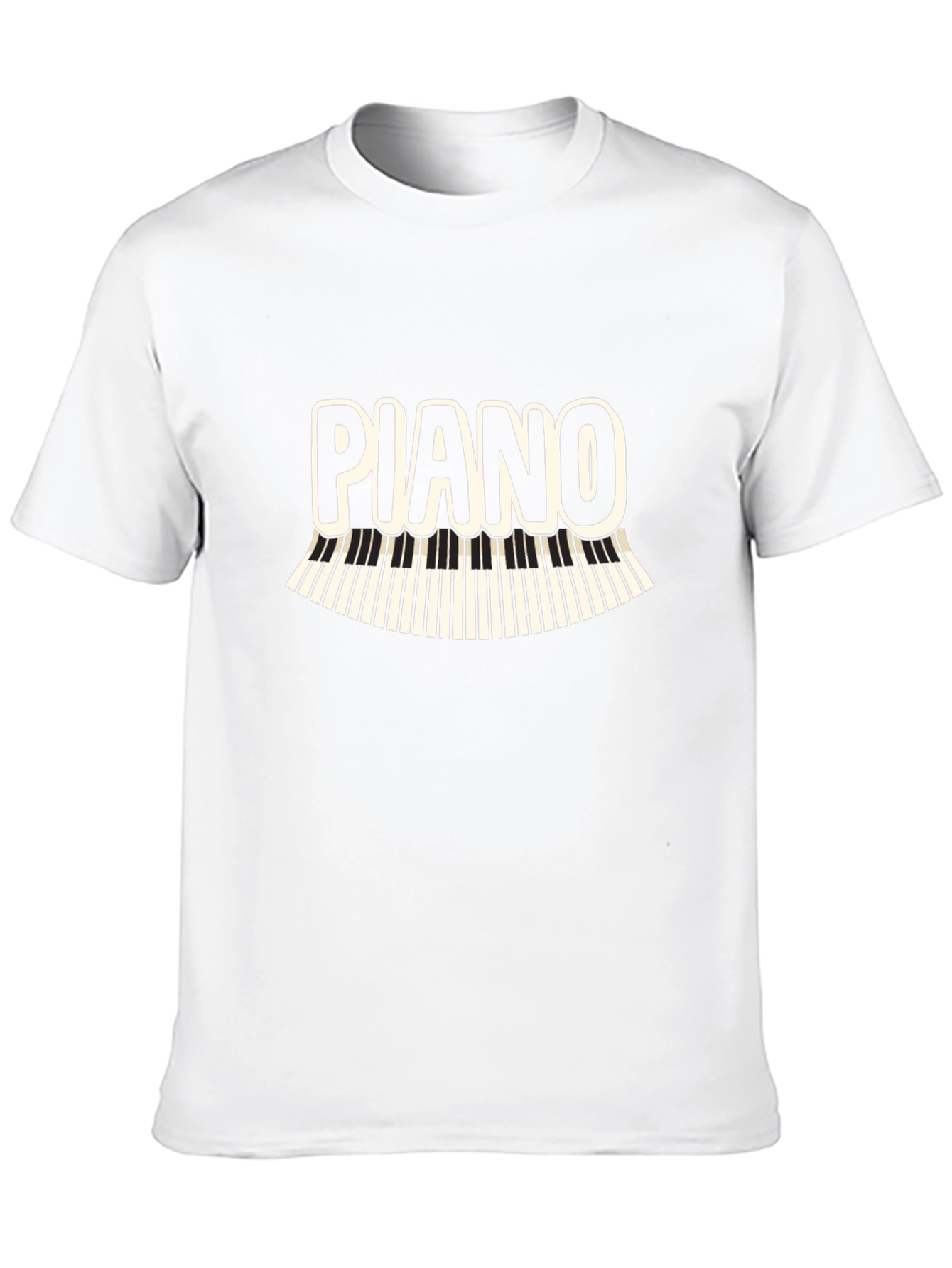 Piano Keys Graphic T-Shirt