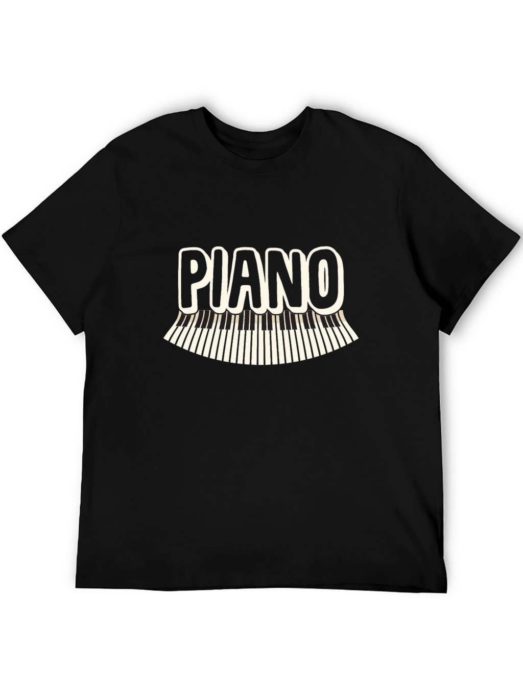Piano Keys Graphic T-Shirt