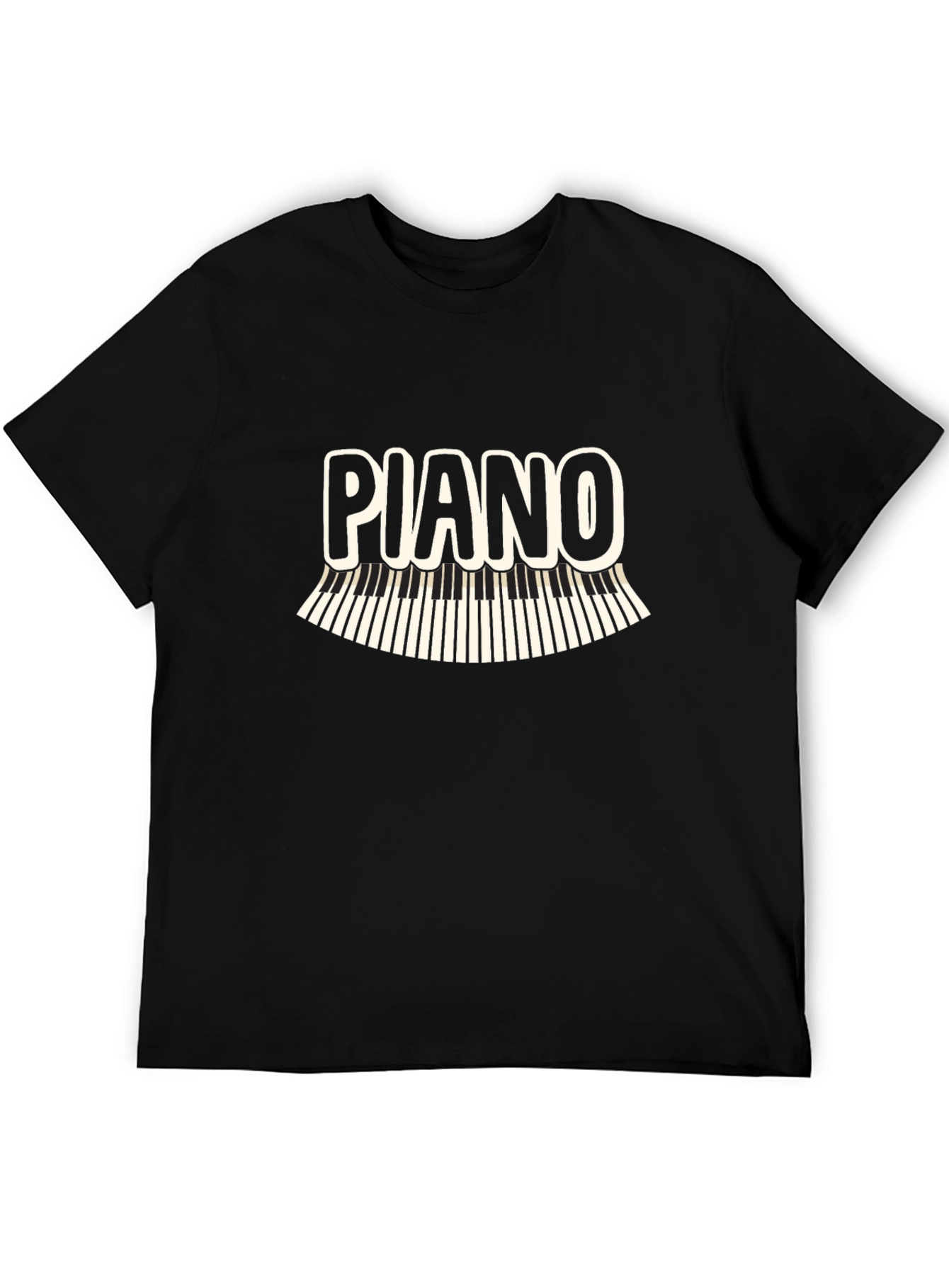 Piano Keys Graphic T-Shirt
