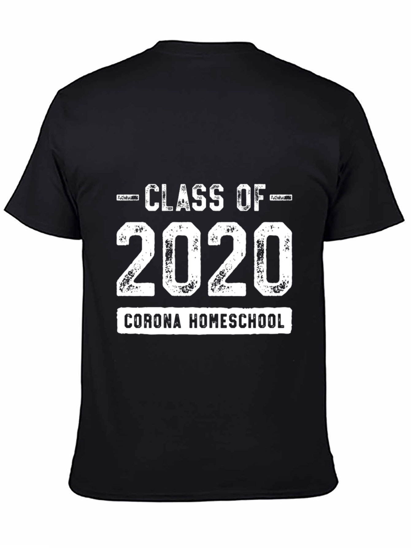Class of 2020 Corona Homeschool Black T-Shirt