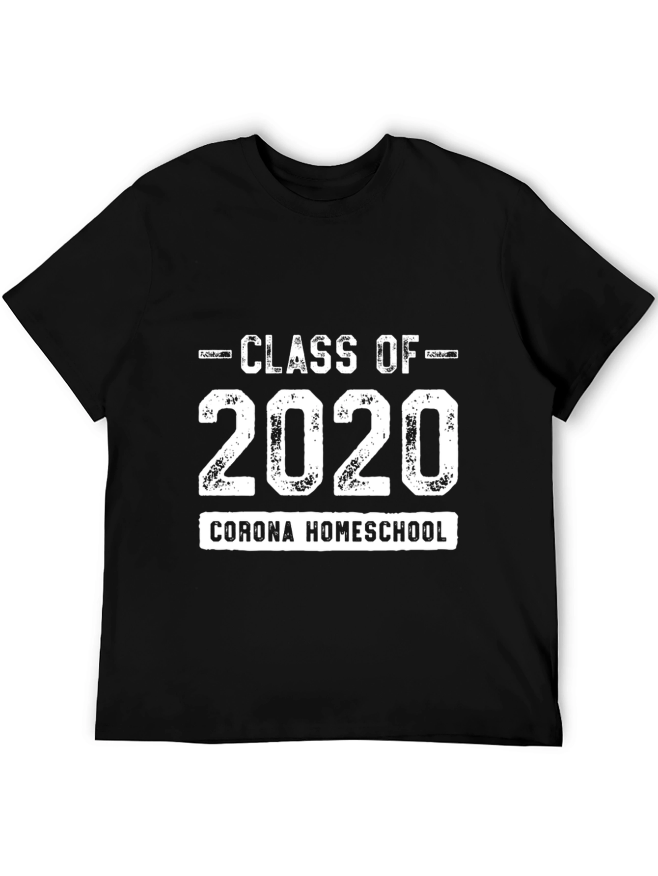Class of 2020 Corona Homeschool Black T-Shirt
