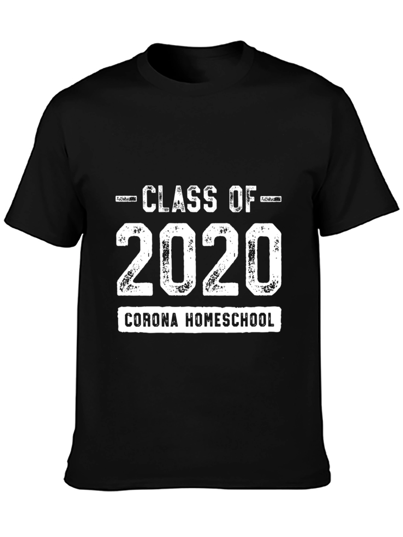 Class of 2020 Corona Homeschool Black T-Shirt