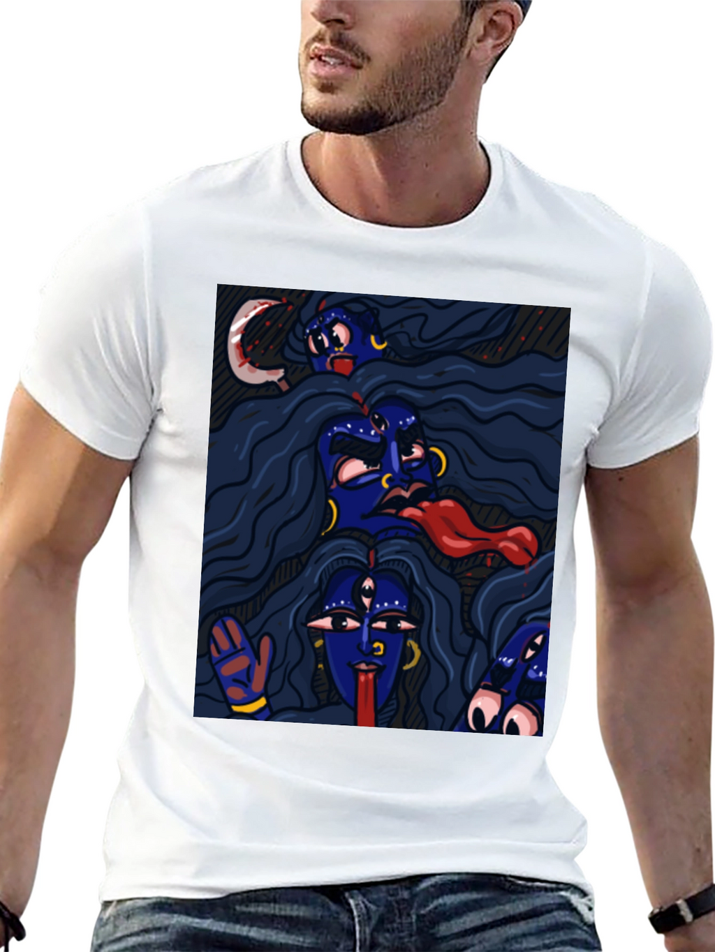 Kali Ma Graphic Tee - Unisex Black T-Shirt