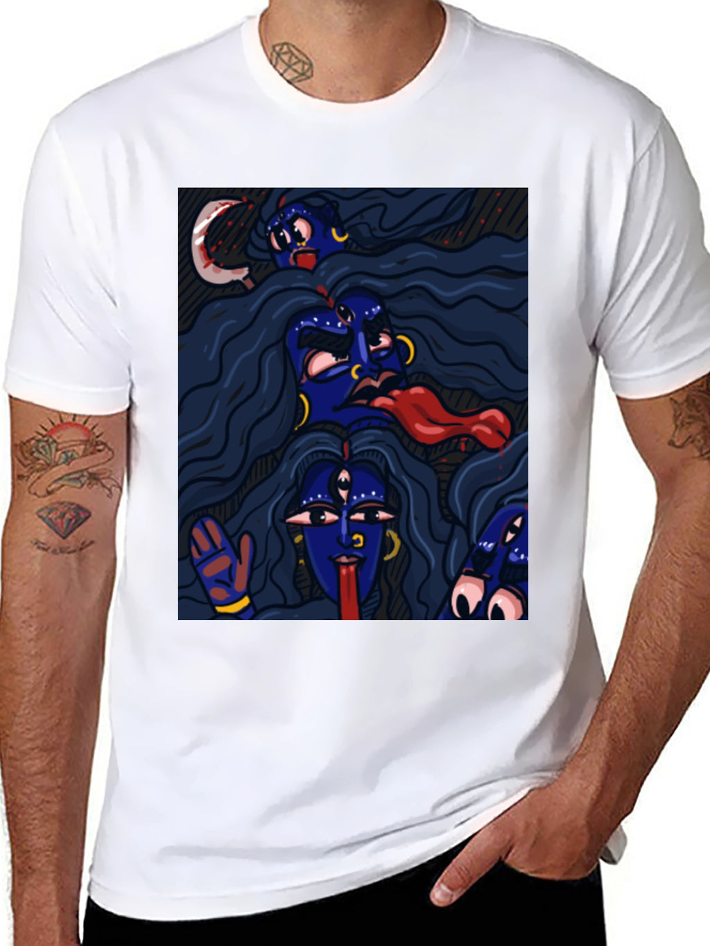 Kali Ma Graphic Tee - Unisex Black T-Shirt