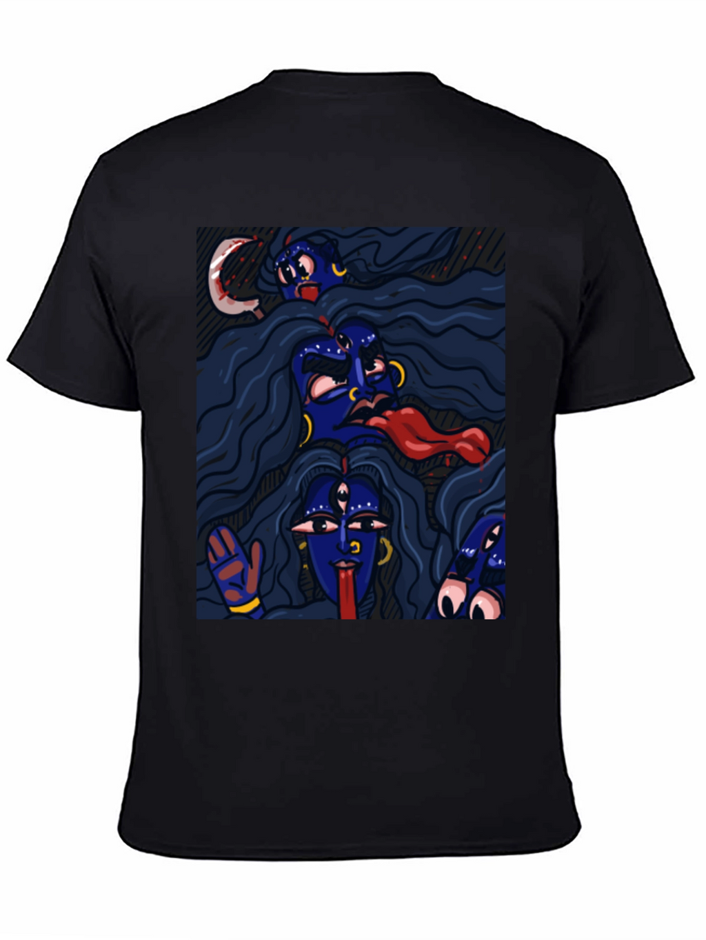 Kali Ma Graphic Tee - Unisex Black T-Shirt