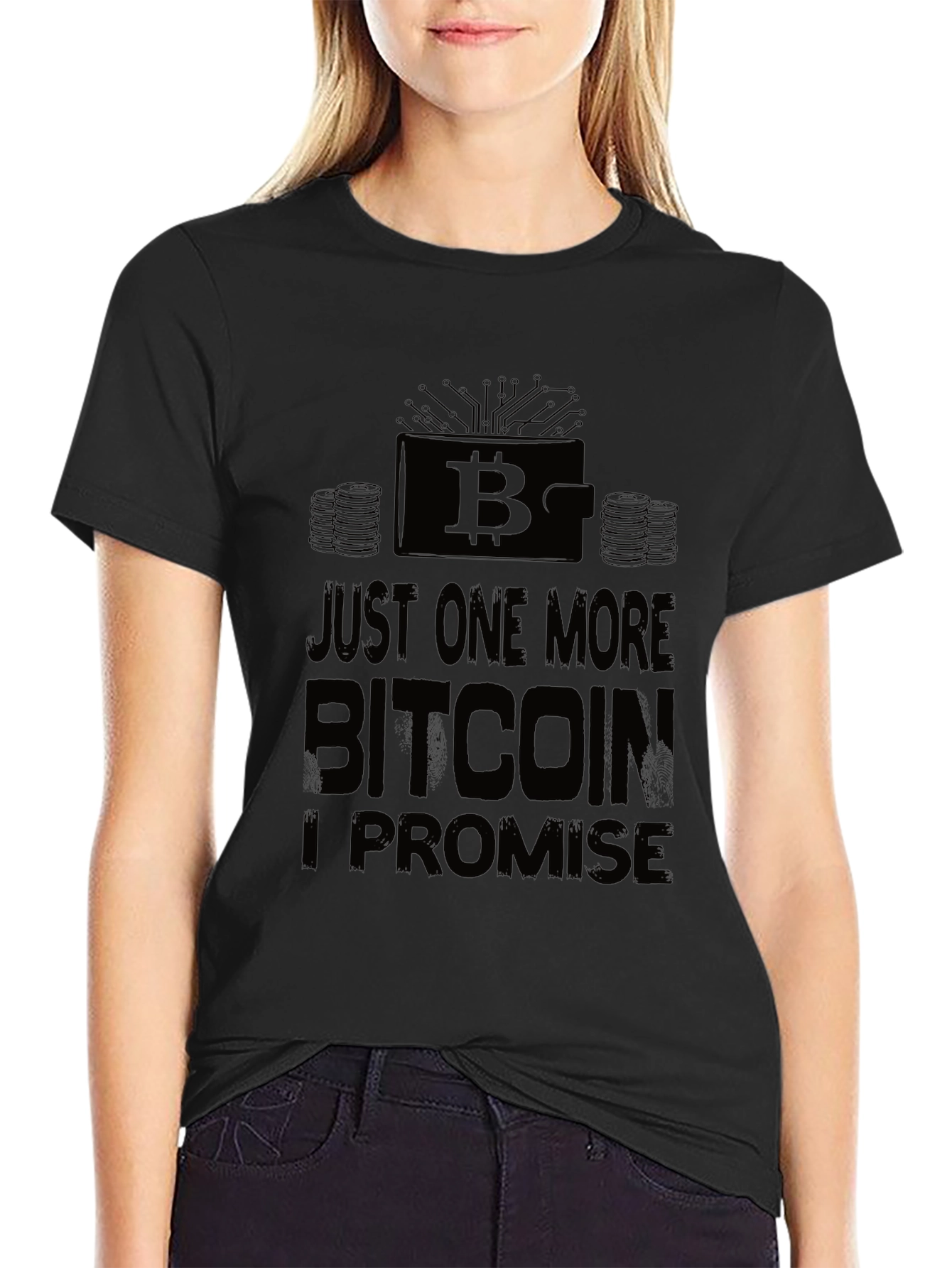 Bitcoin T-Shirt - Just One More Bitcoin Promise Tee