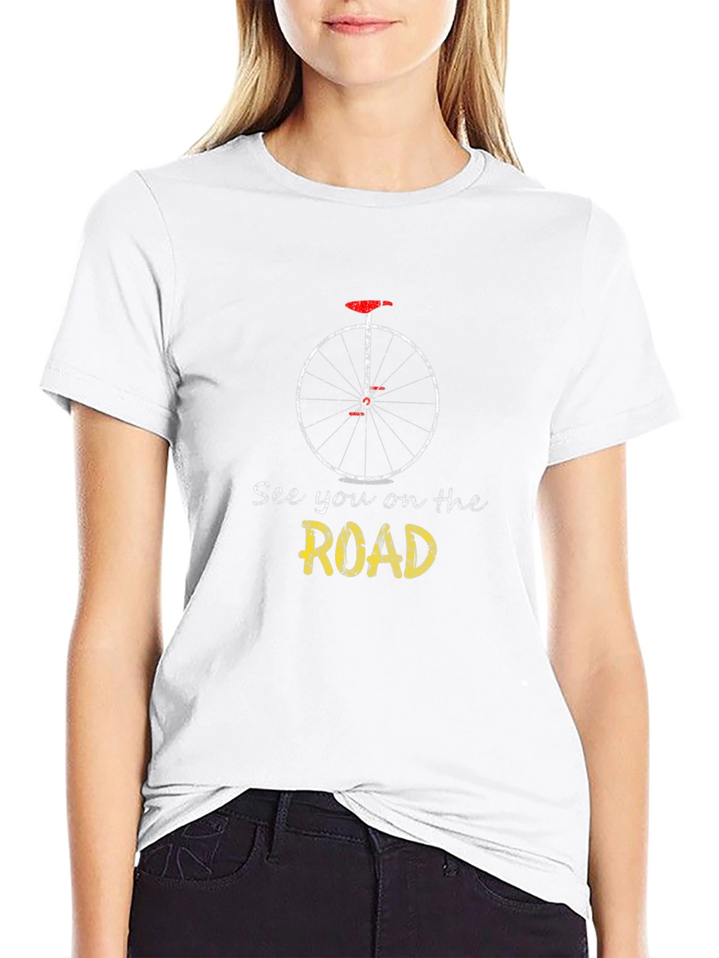 See You On the Road Graphic T-Shirt - Black