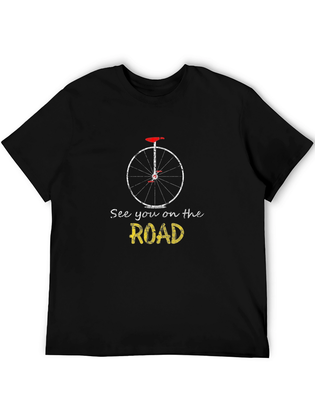 See You On the Road Graphic T-Shirt - Black