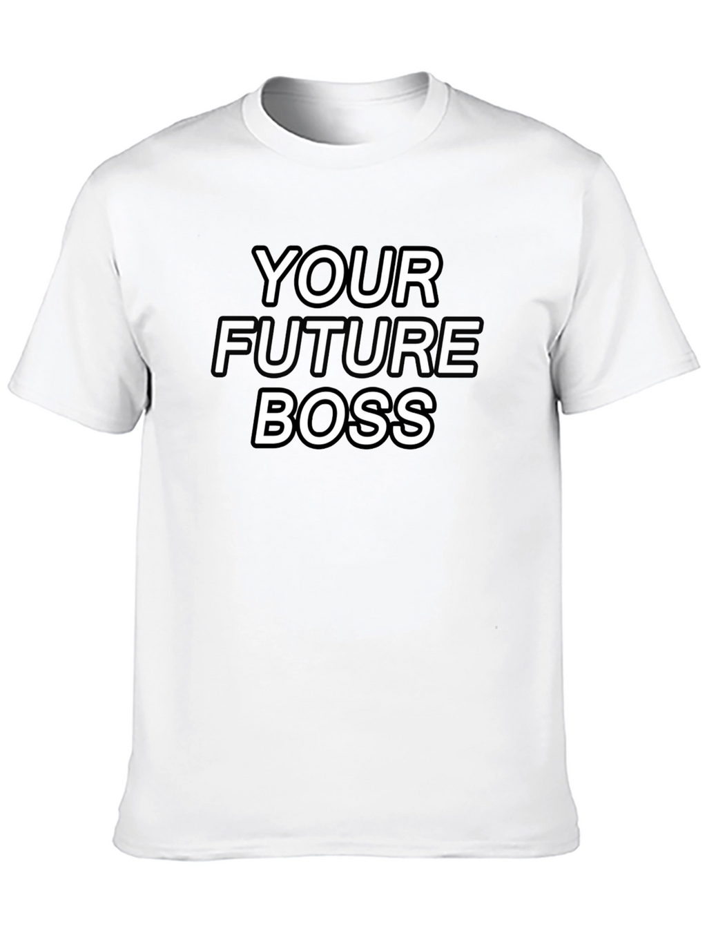 Your Future Boss Black T-Shirt - Bold Statement Tee