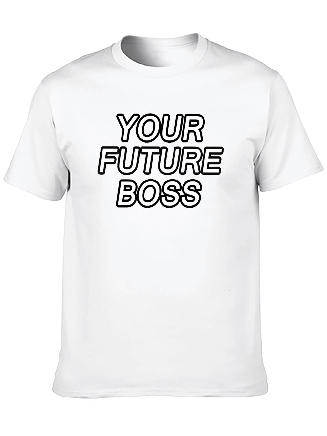 Your Future Boss Black T-Shirt - Bold Statement Tee
