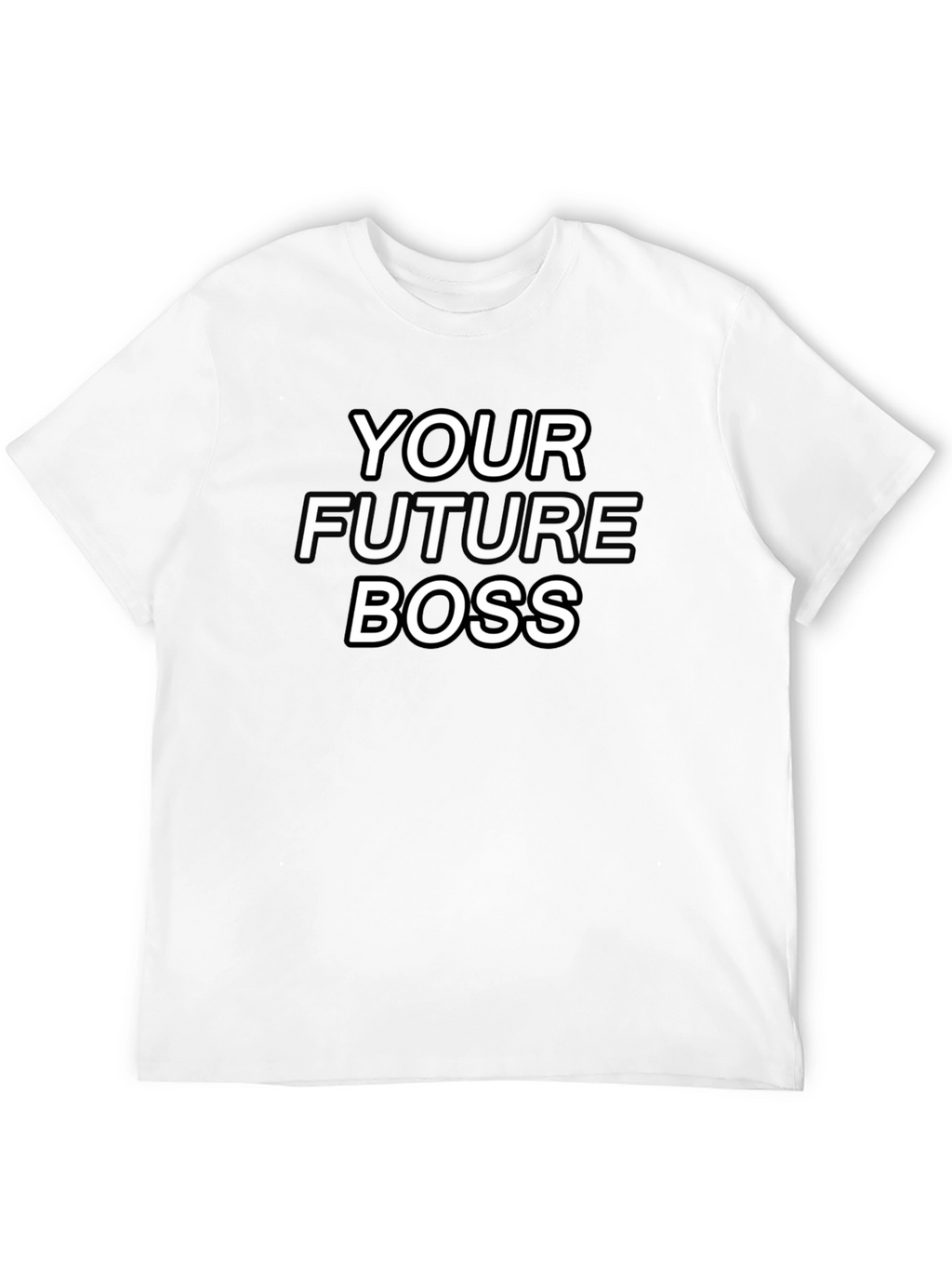 Your Future Boss Black T-Shirt - Bold Statement Tee