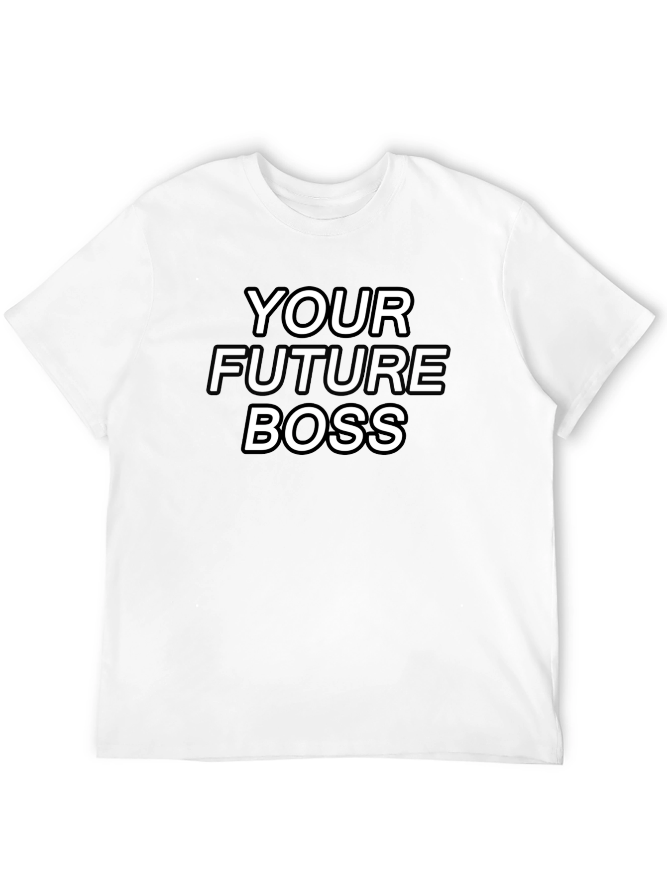 Your Future Boss Black T-Shirt - Bold Statement Tee