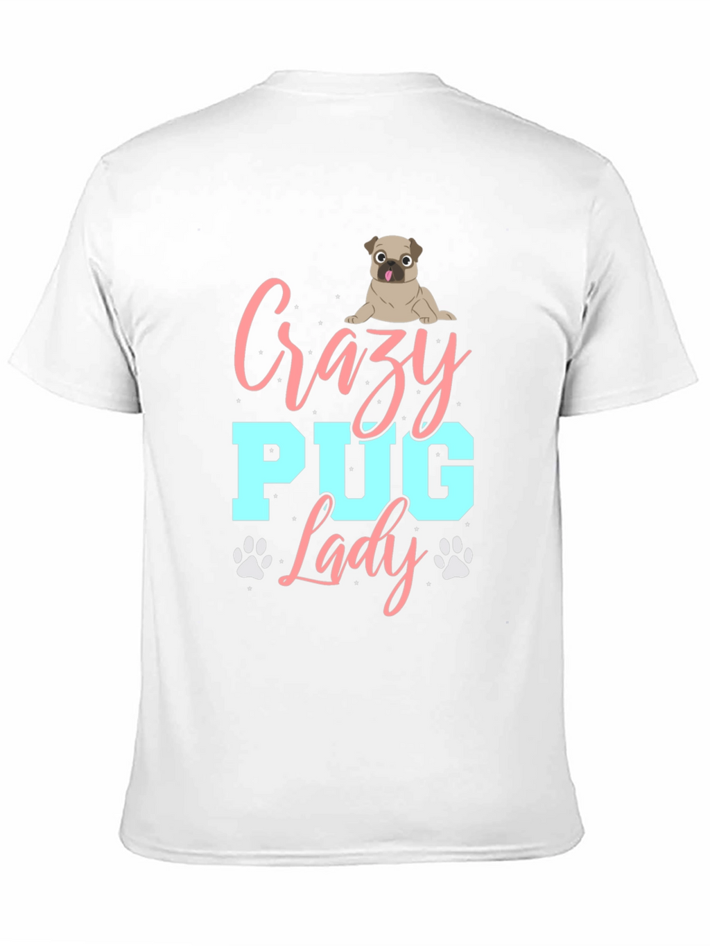 Crazy Pug Lady T-Shirt