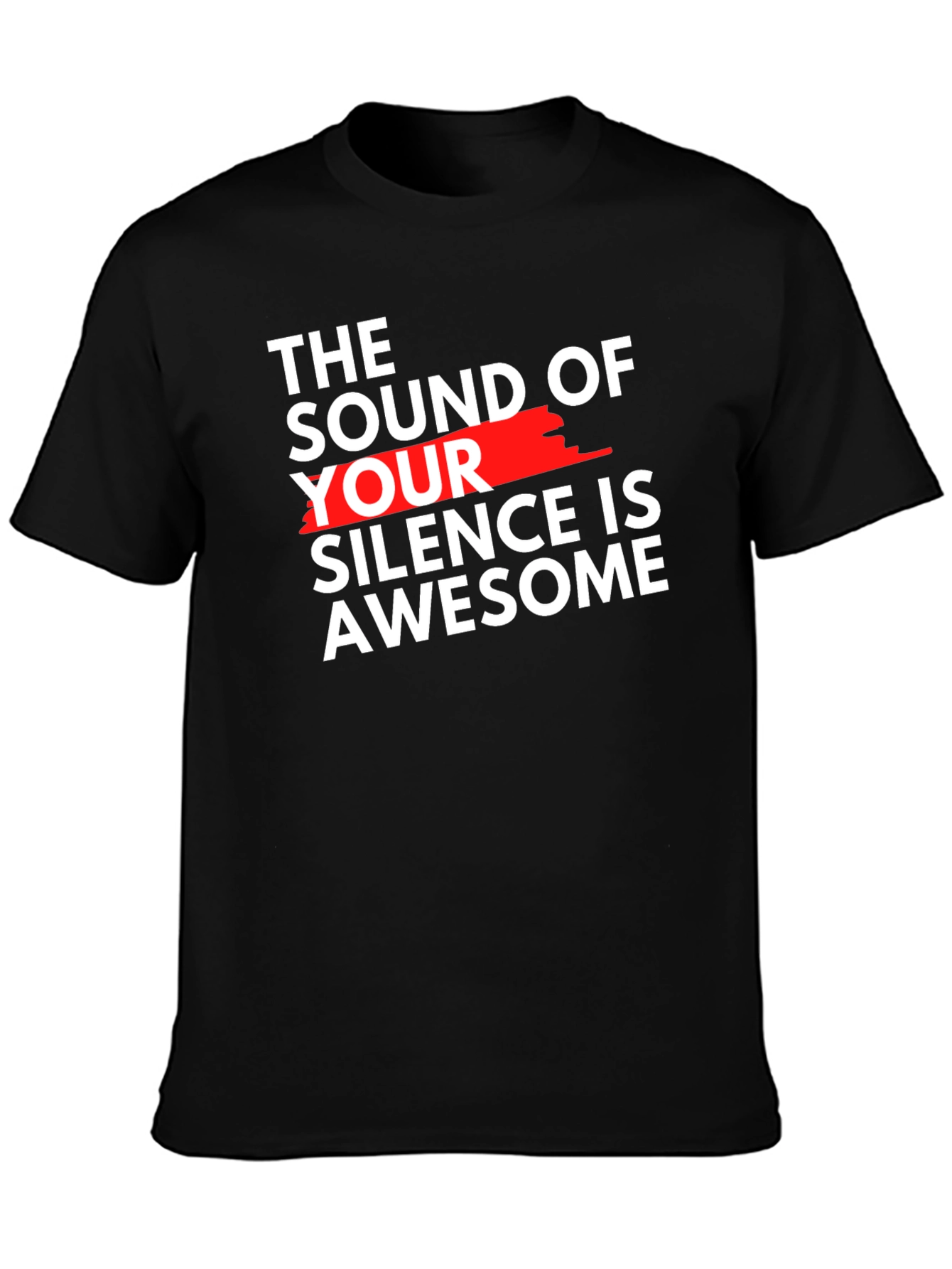 Silence is Awesome Graphic Tee