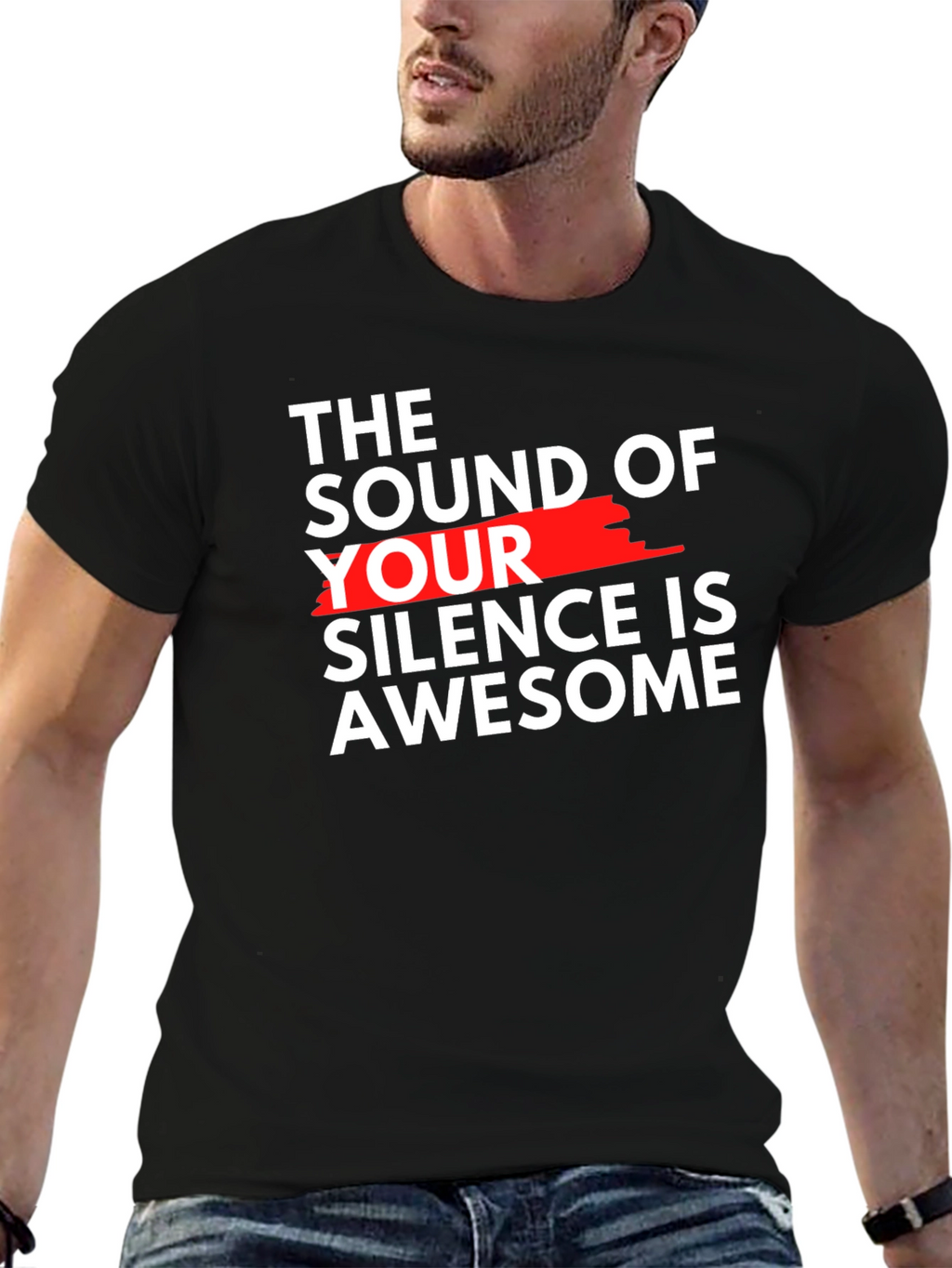 Silence is Awesome Graphic Tee