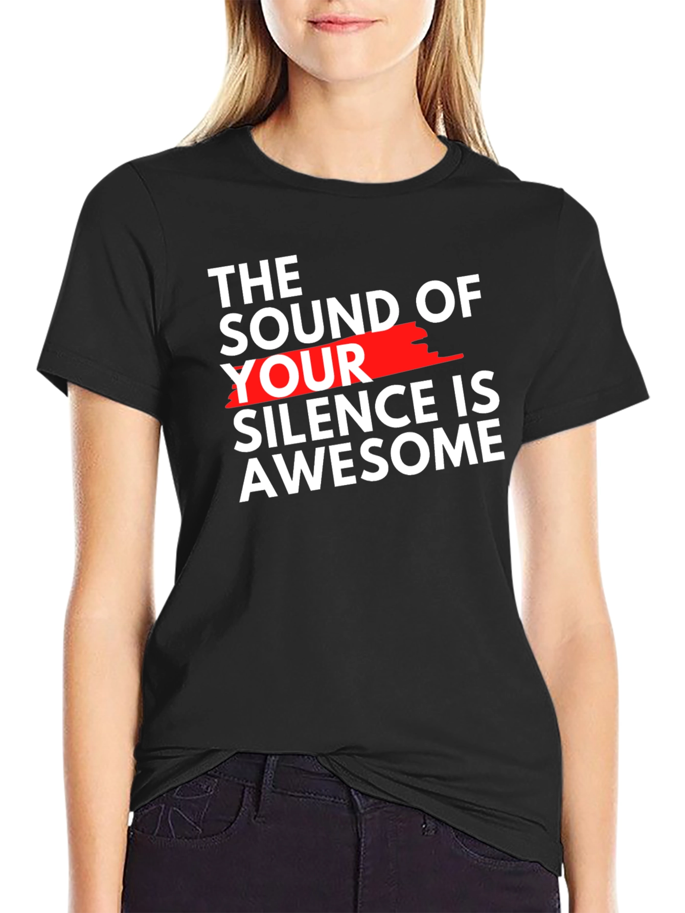 Silence is Awesome Graphic Tee