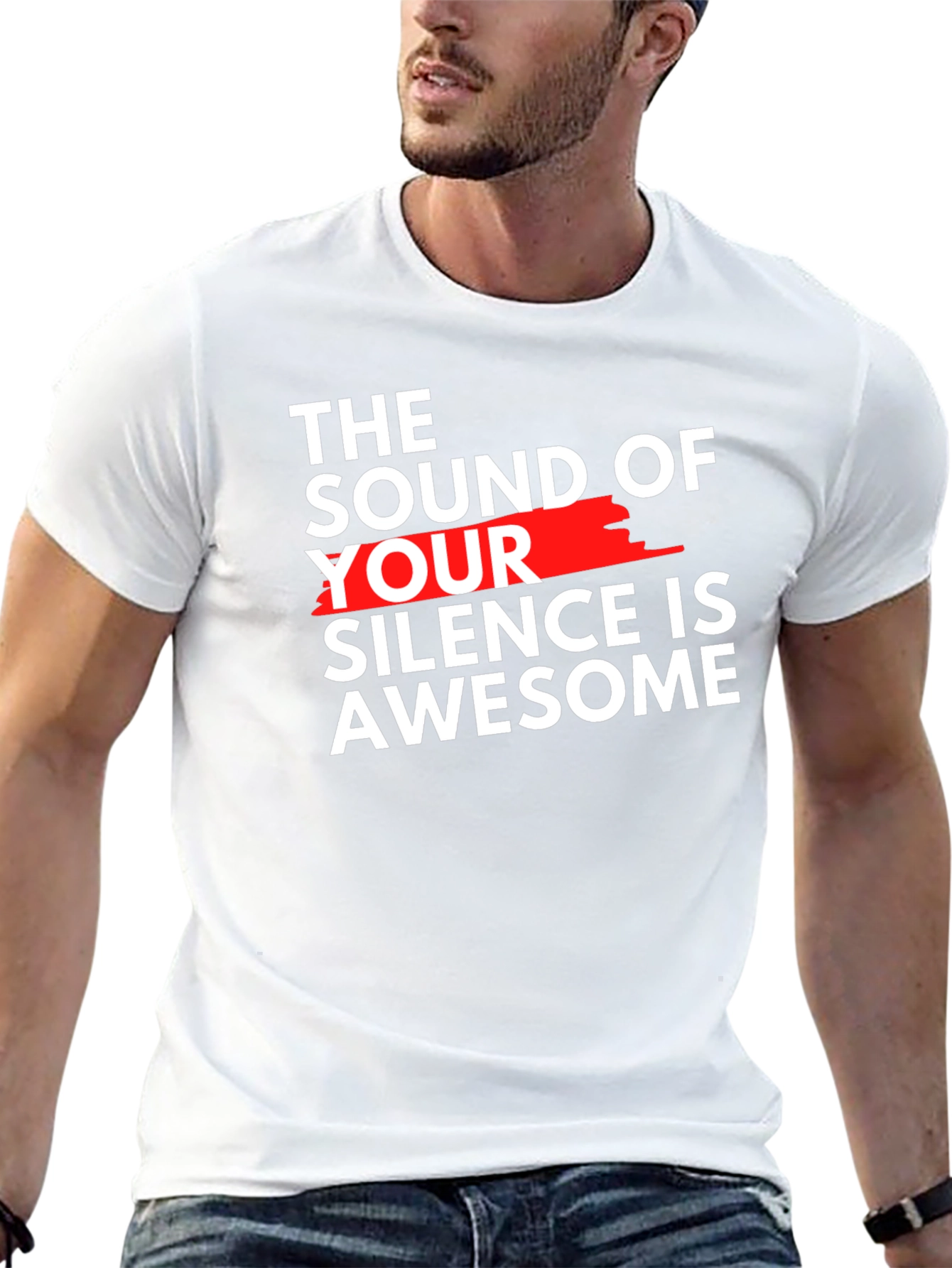 Silence is Awesome Graphic Tee