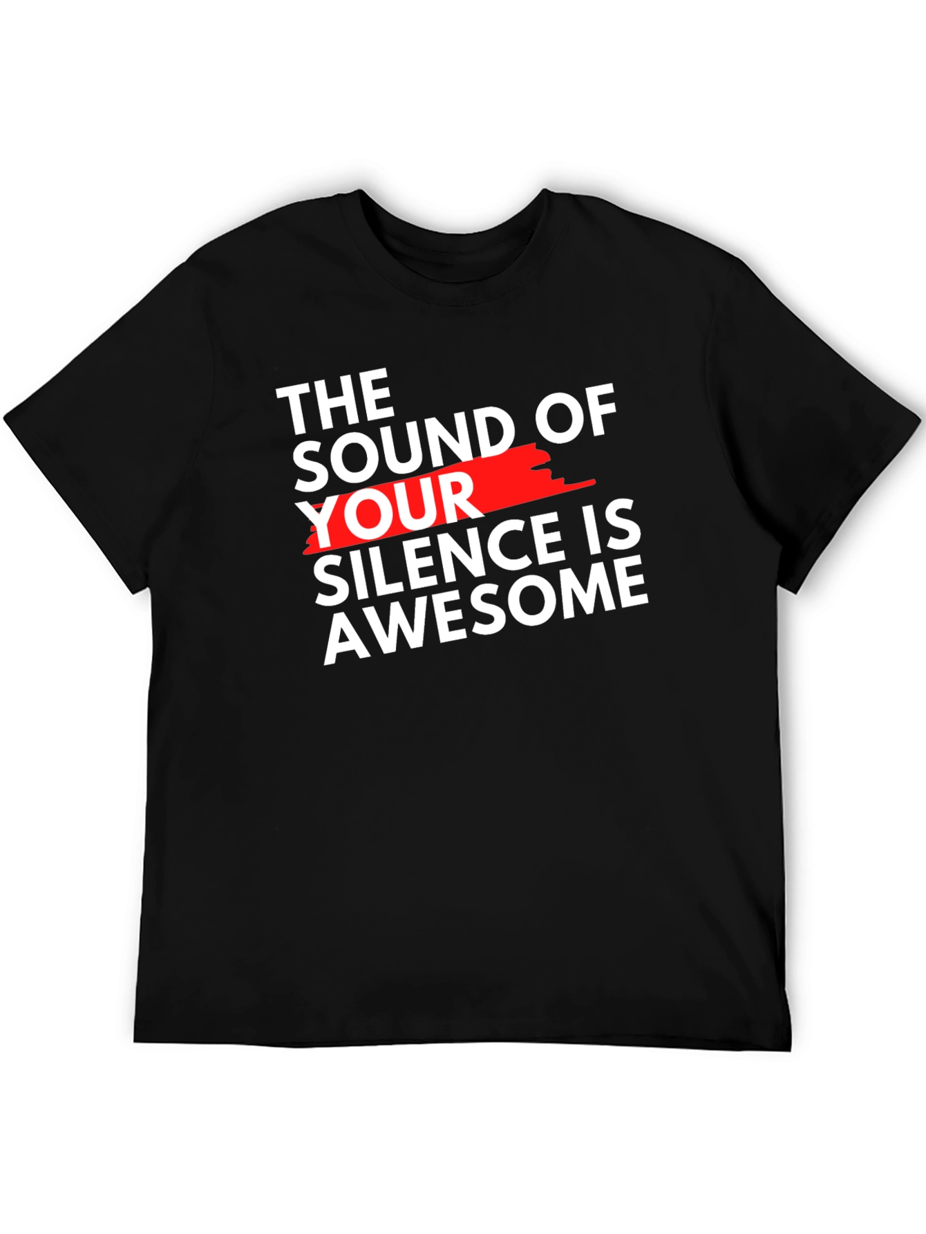 Silence is Awesome Graphic Tee