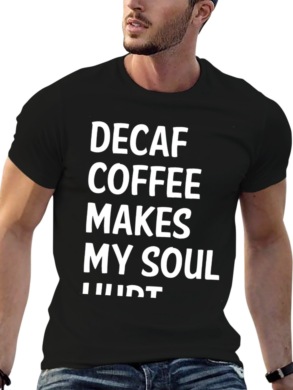 Decaf Coffee Soul Hurt Graphic Tee
