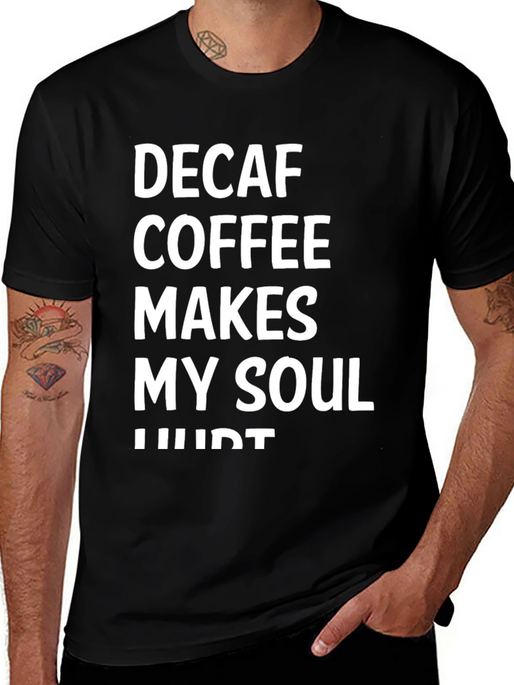 Decaf Coffee Soul Hurt Graphic Tee