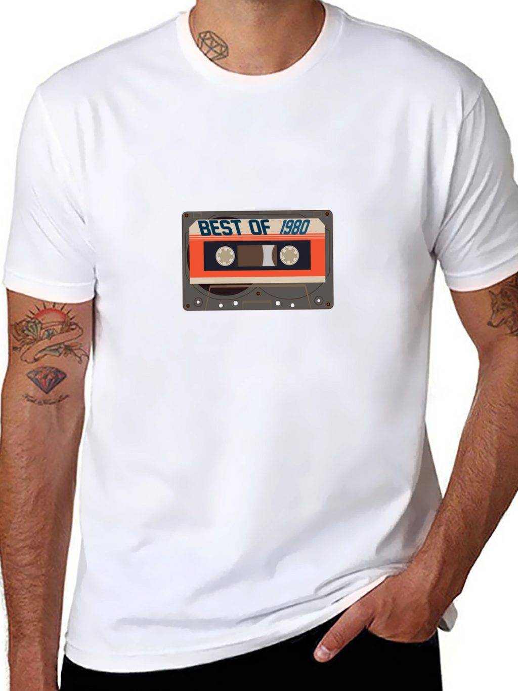 Best of 1980 Cassette Tape Graphic Tee