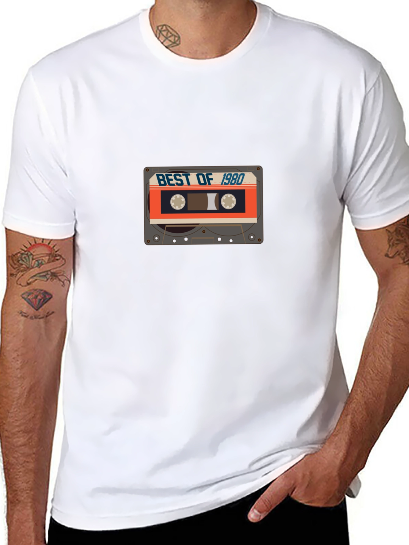 Best of 1980 Cassette Tape Graphic Tee