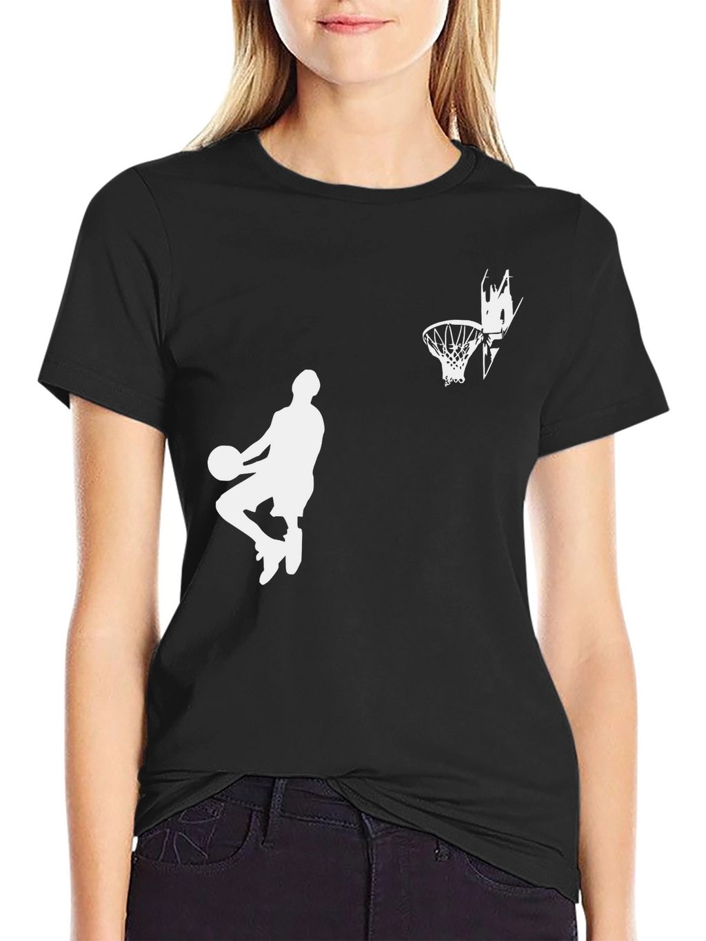 Basketball Graphic Tee - Dunk Silhouette