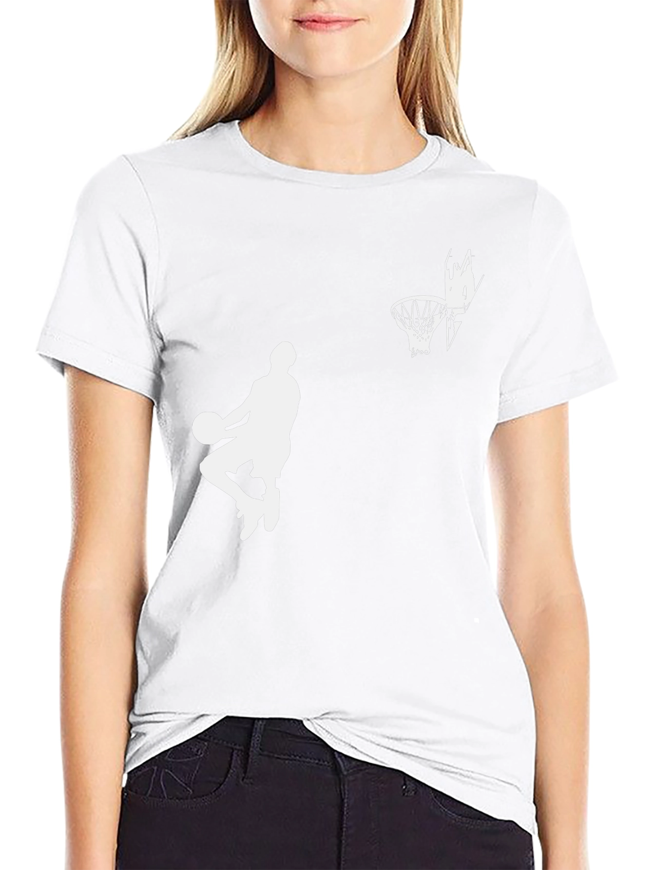 Basketball Graphic Tee - Dunk Silhouette