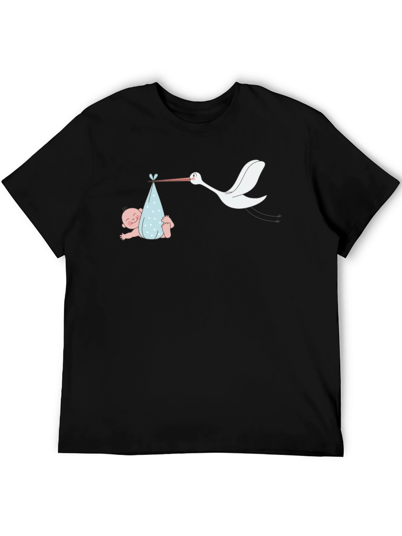 Stork Delivery Graphic T-Shirt