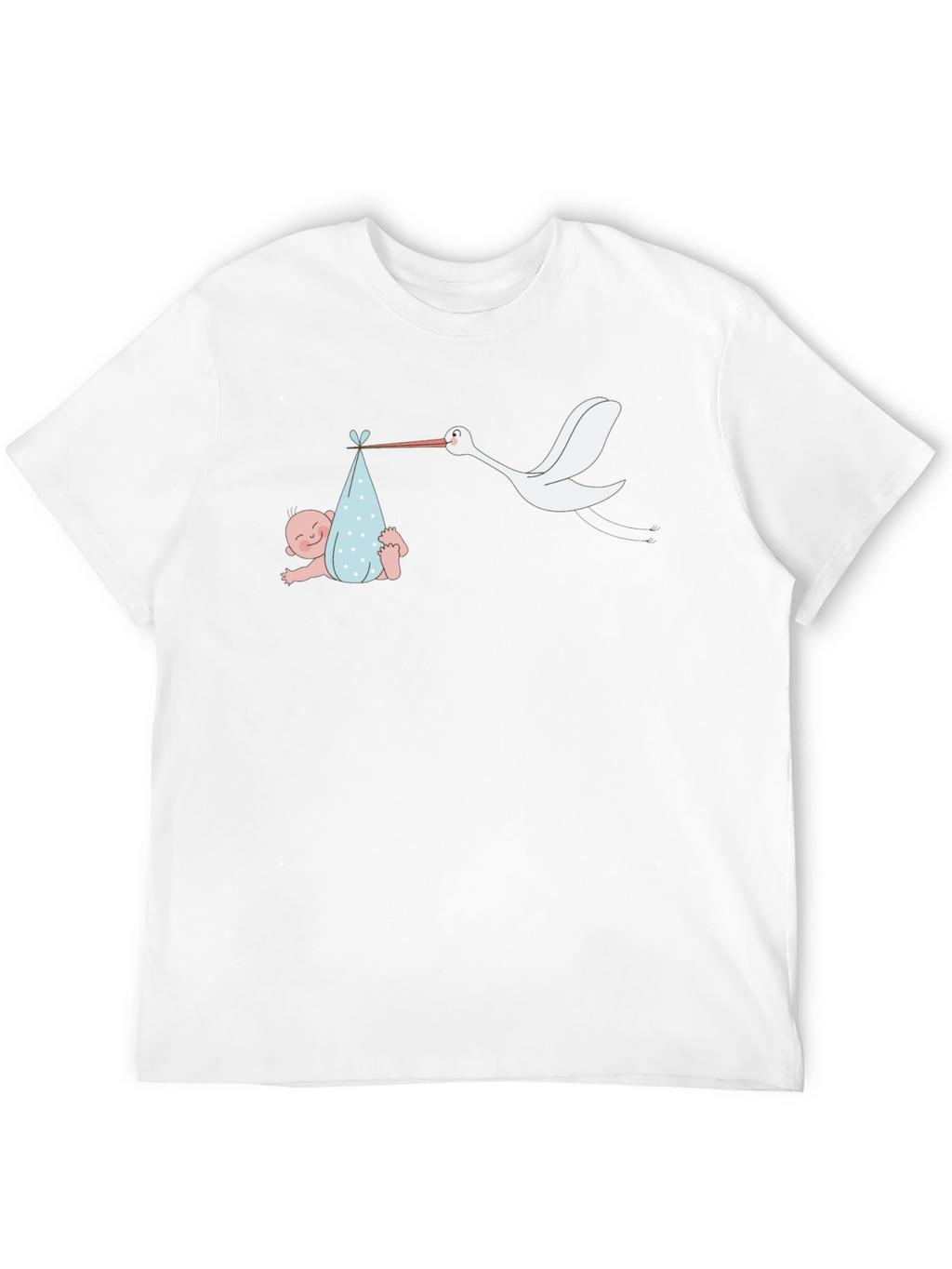 Stork Delivery Graphic T-Shirt