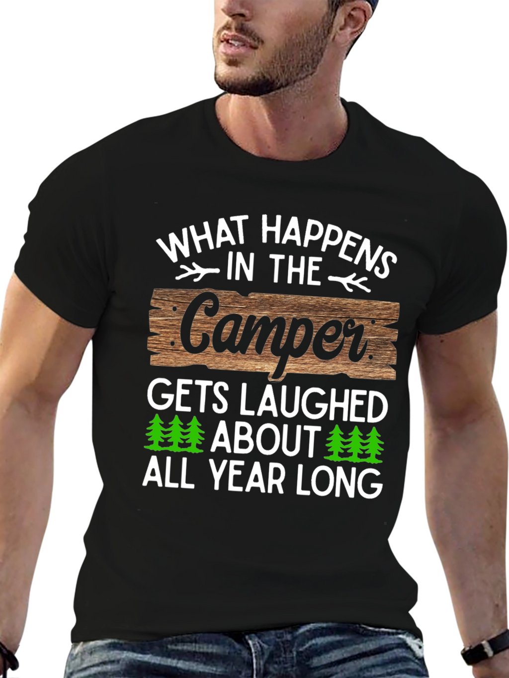Camper Laughs Graphic T-Shirt